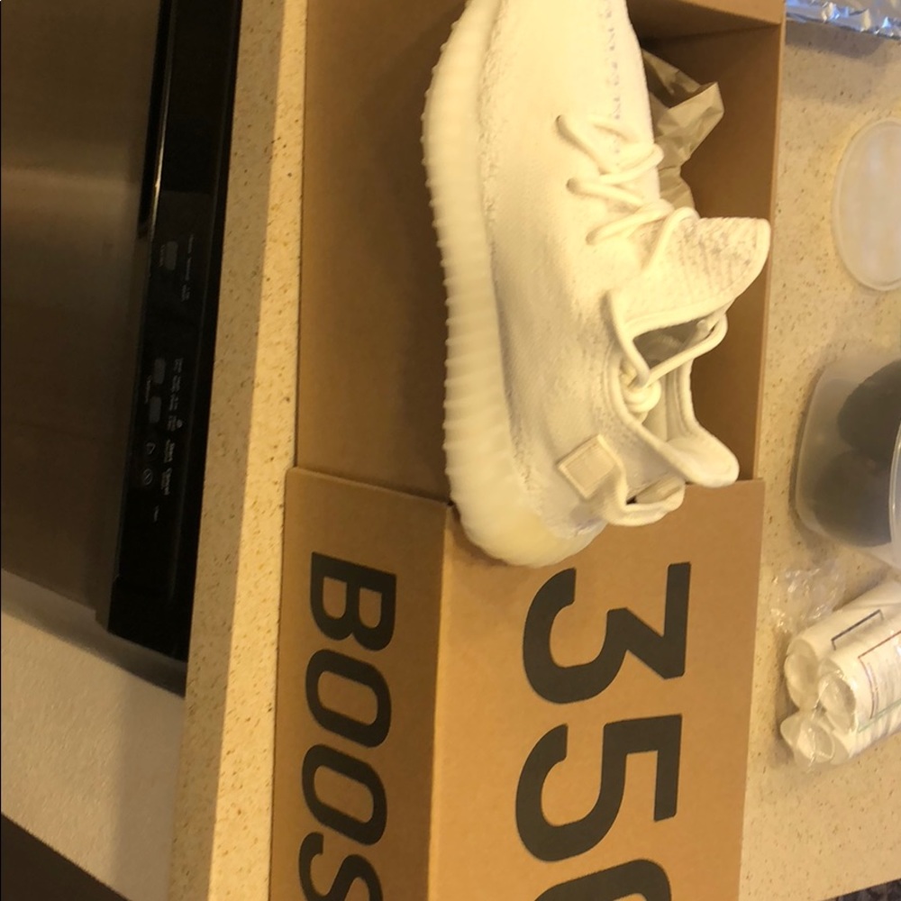 Yeezys 350 v2 triple white